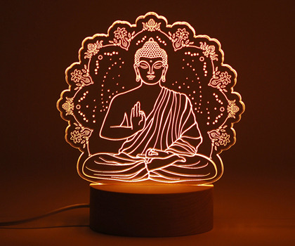 Buddhist Mood Light 03