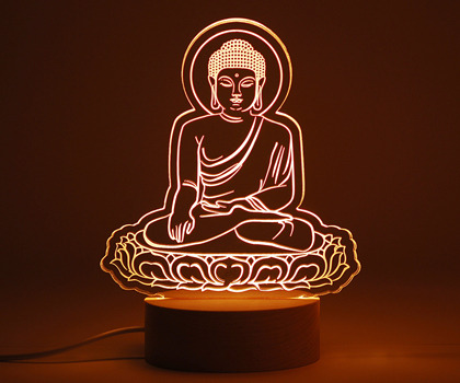 Buddhist Mood Light 05